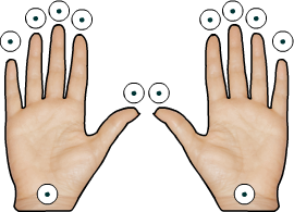 12 Chakren Bahnen: Hnde